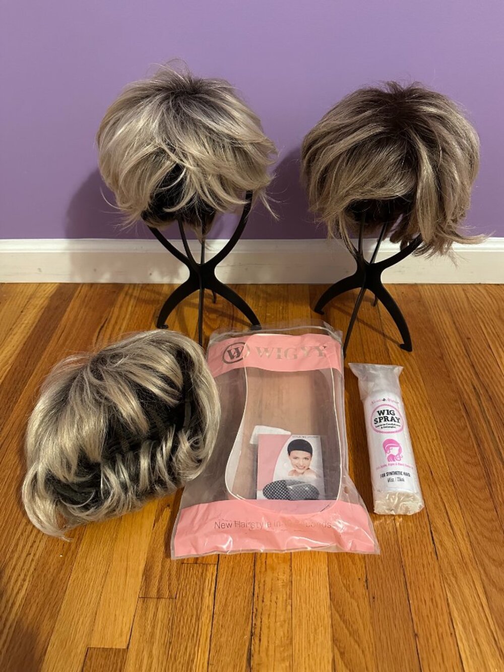 Short Blonde wig BUNDLE